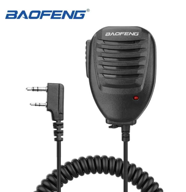 Microfono a spalla altoparlante portatile microfono per Baofeng UV-5R BF-888S walkie talkie