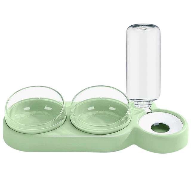 Tazón para perro gato tazón doble tazón para gatos tazones de comida para gatos set tazón de agua
