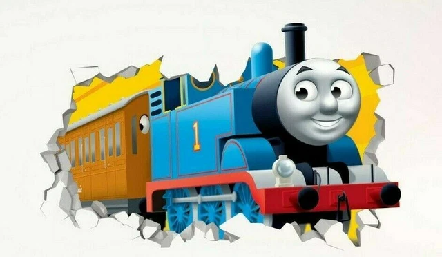 THOMAS & FRIENDS Tank Engine Custom Wall Decals 3D Wall Stickers Art ...