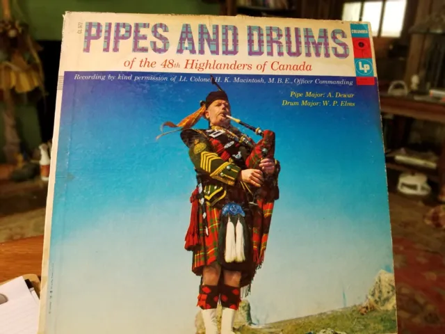 LP The 48th Highlanders of Canada'Pipes and Drums' cl972 1957 mono
