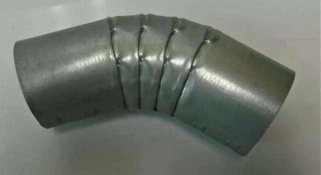 3" #1 (45*) Codo redondo liso de barrido corto galvanizado - ¡NUEVO!¡!
