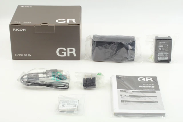 [Mint in Box] Ricoh GR IIIx 24.2MP Digital Compact Black APS-C Camera from Japan 2