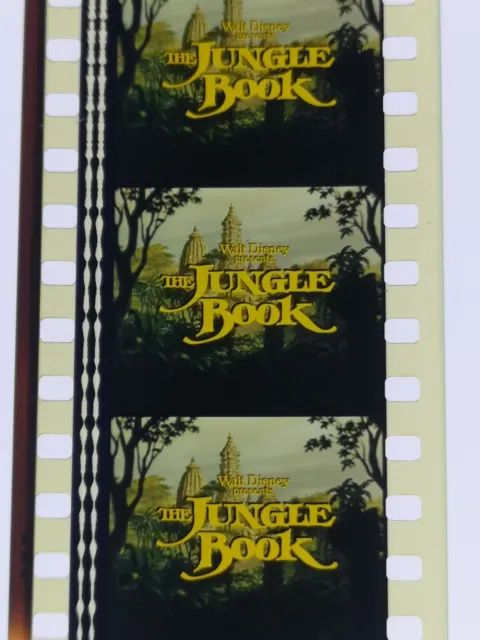 The Jungle Book 35mm Film Cell Trailer Disney Animation Cel Vintage Movie Cinema