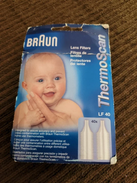 Braun Thermoscan Tip Covers Lens Filters Lot Of 2 40 Pack New Unopened 80 Total