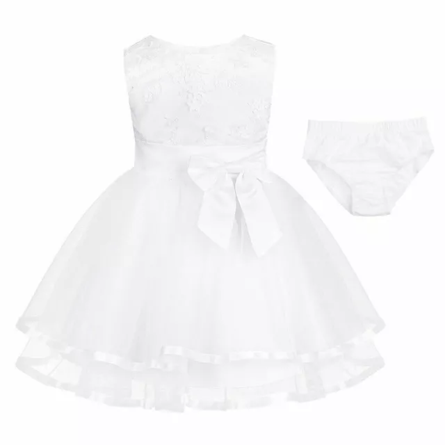 Abito principessa neonata bianco battesimo bambina vestiti bambini