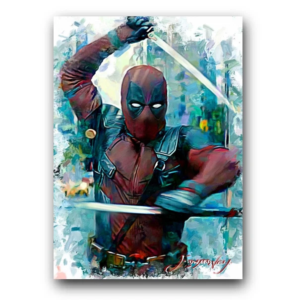 Deadpool #6 Sketch Card Limited 44/50 Edward Vela Signed