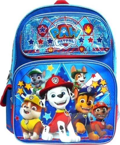 Nickelodeon Paw Patrol 16" Large School Backpack for Kids, Paw Patrol Book Bag