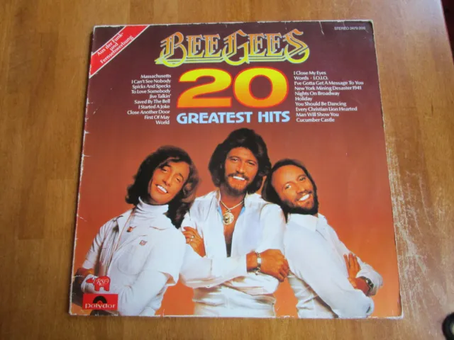 LP Vinyl Schallplatte BEE GEES 20 greatest Hits
