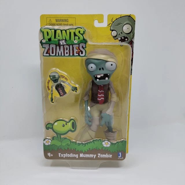 RARE JAZWARES TOYS Plants vs Zombies Exploding Mummy Zombie Figure £54. ...