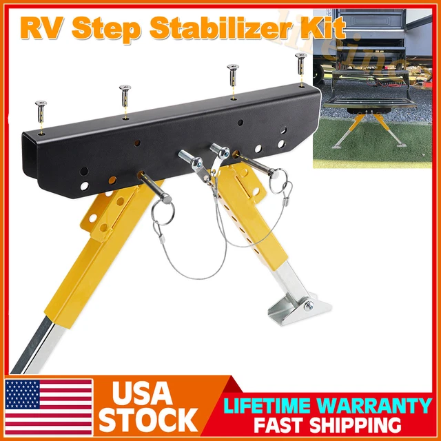 RV STEP STABILIZER Kit Step Protection For 5th Wheels Travel Trailers