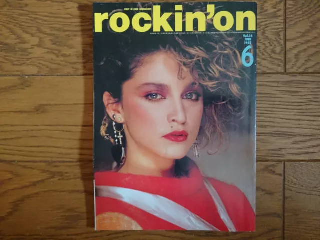 MADONNA Cover Rockin' On JAPAN Magazine Book 1985 Jun. Issue The Smiths D. Bowie