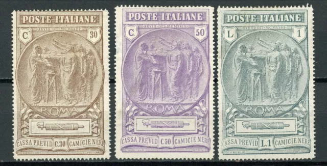 Stamps Italy, Scott # B17-B19 Mint hinged