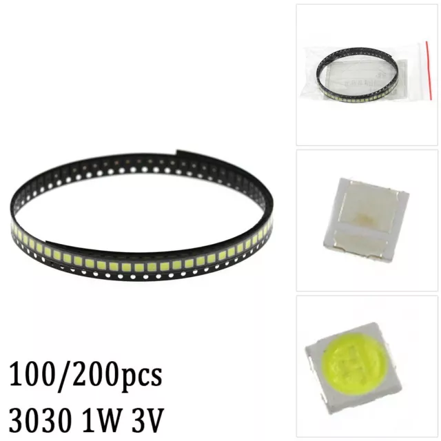 Perles de lampe durables 1W 3V SMD pour rétroéclairage LED LCD TV/éclairage p