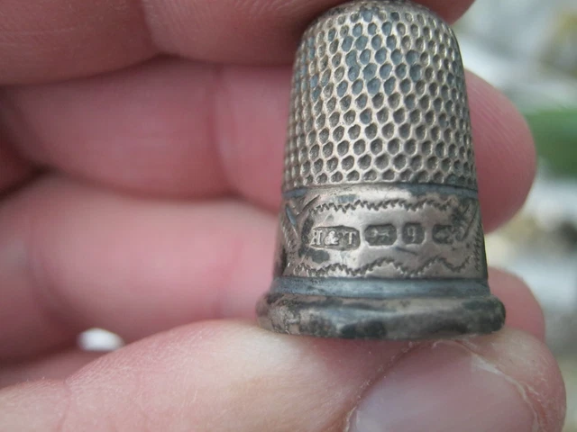 Birmingham 1890 Sterling Silver Thimble By Hilliard & Thompson