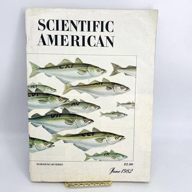 Vtg June 1982 Scientific American Magazine-Ephemera-80S Retro Ads