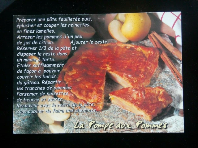 Cpsm Cpm Recette De Nos Grands Mères La Pompe Aux Pommes Éditions Bos