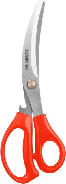 Grunwerg Kitchen Curved Poultry Scissors Red KS-21248R