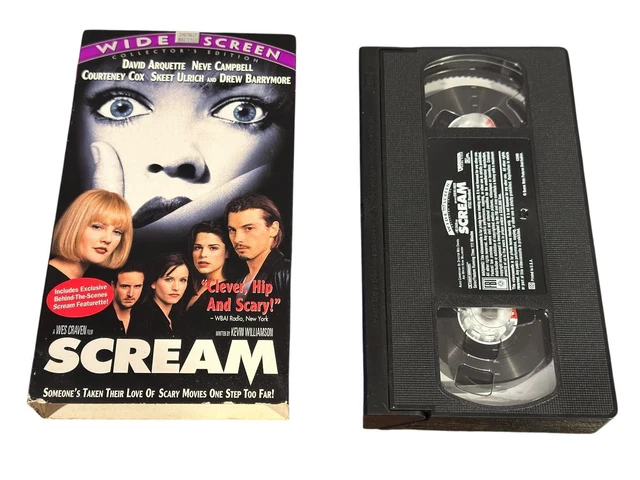 SCREAM VHS 1996 Horror Collector's Edition Dimension Films Buena Vista ...
