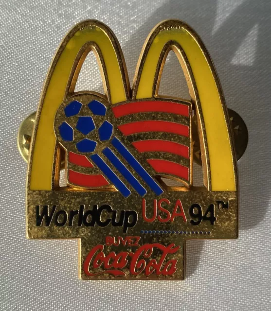 Maxi pin’s pins pin Mc Do Mac Donald World Cup 94 USA Coca Cola foot football