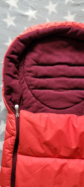 Mamas and Papas kaltes Wetter gemütliche Fußmuff in rot lila Vlies Ocarro Sola 4