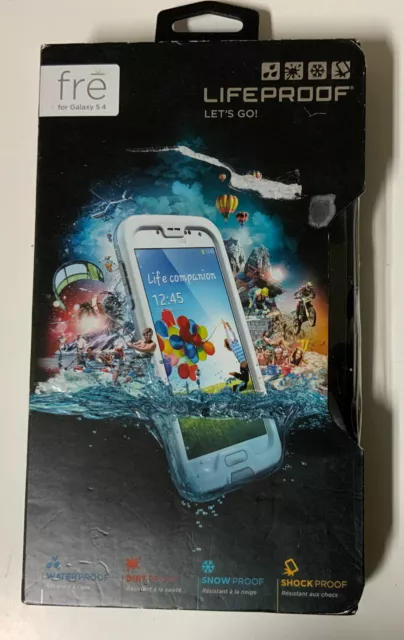 🌱 Genuine Lifeproof Fre Waterproof Series Case for Samsung Galaxy S4 - white