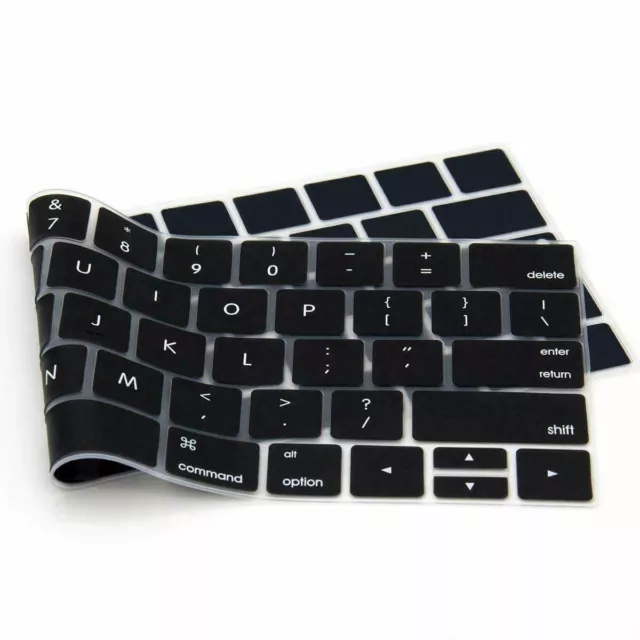 Silicone Keyboard Cover Skin for MacBook Air Pro 13" 15" 16" (2016 thru 2020)