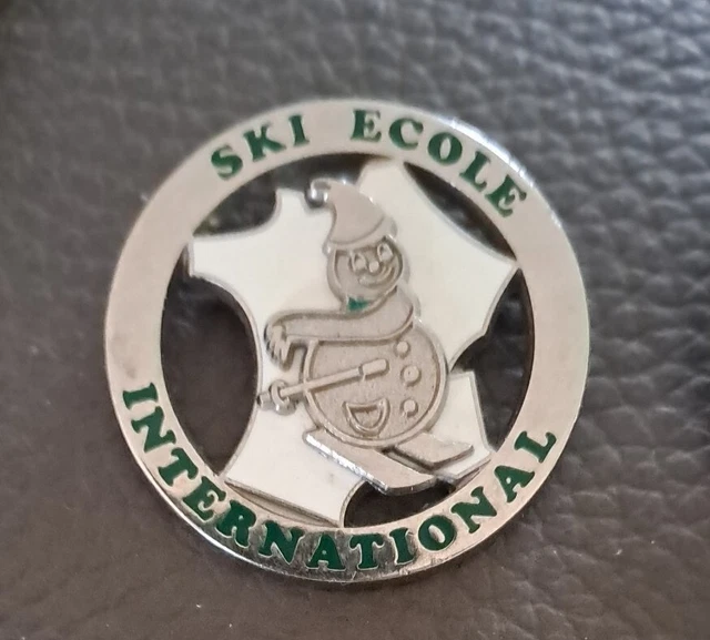 Insigne broche ski esf école  brevet