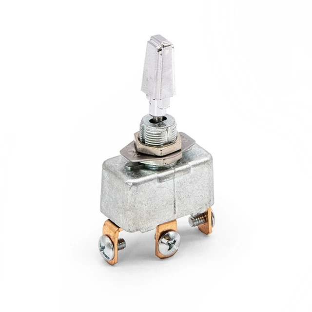 Interruttore di commutazione cromato 50 A con design a 3 pin per applicazioni universali 12 V