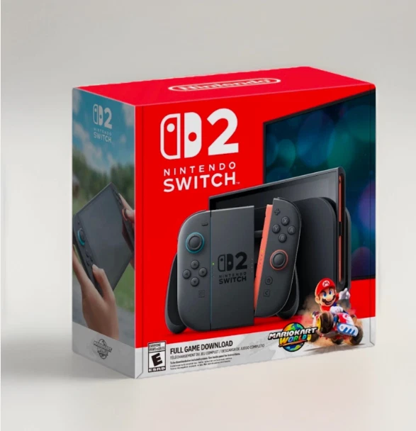NINTENDO SWITCH 2 Console + Mario Kart World Game Bundle | In Hand Fast ...