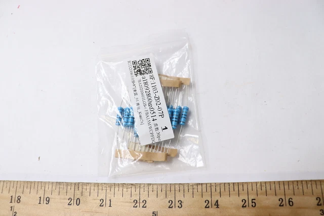 (30-Pk) Unique Bargains Metal Film Resistors 1% Tolerances 5 Color Bands