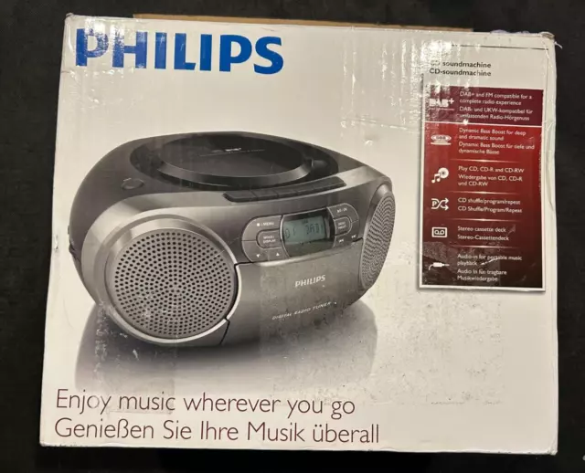 For parts  ,Philips Azb600/12 Audio Portable Cd Radio Recorder,