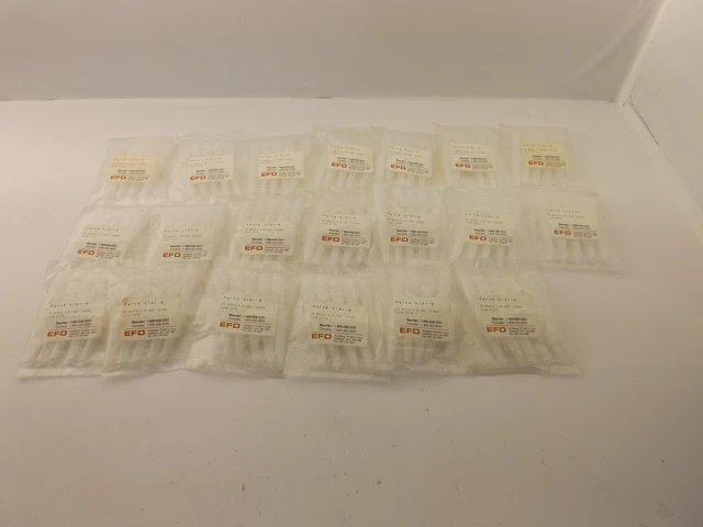 Lot of 20 EFD 5181-B PP Nozzles 2.5X0.62" 10/BAG T38870