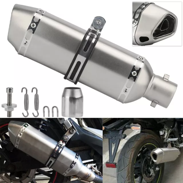 38-51mm Motorcycle Exhaust Muffler Pipe DB Killer Silencer For Kawasaki KLR650