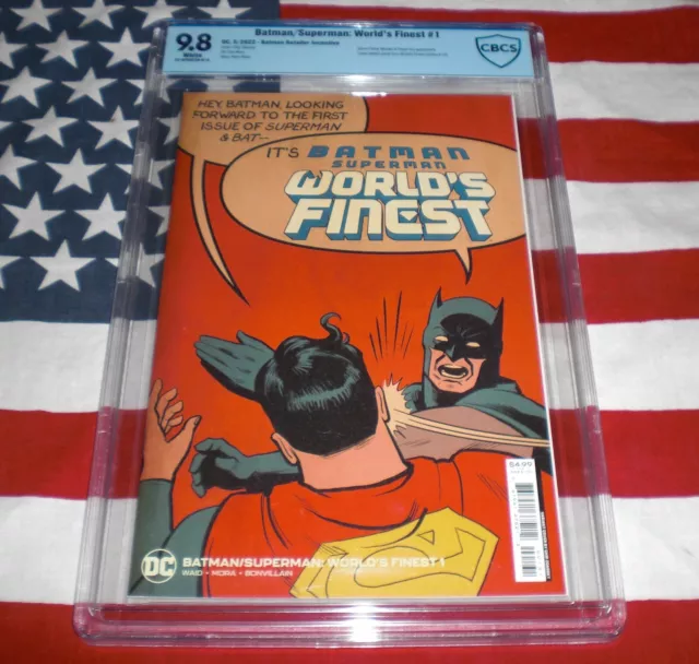 Batman/Superman: Worlds Finest No.1 Cbcs 9.8 Nm/Mt 2022 Dc *Retailer Incentive*