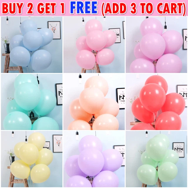 5" 10" 12" inch small pastel latex balloon WHOLESALE party birthday 100 weddings