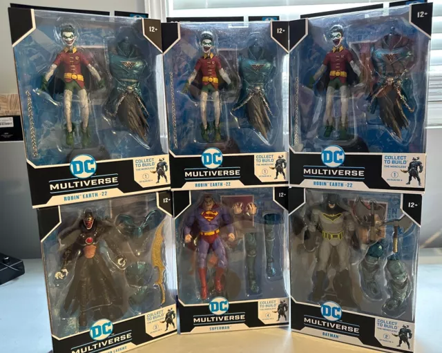 McFarlane DC Batman - Dark Nights Metal Merciless wave -COMPLETE - 3 Robin Crows