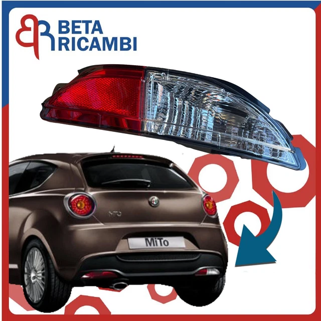 Luce Terzo Stop LED Fanalino Posteriore Alfa Romeo Mito 2008-2018 Made In EU - Foto 12