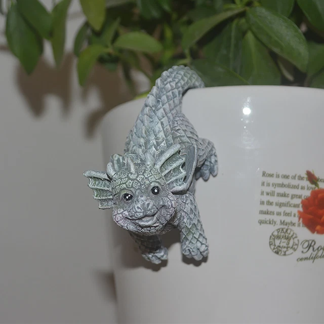 Dragón en miniatura impermeable micropaisaje creativo taza colgante modelo dragón