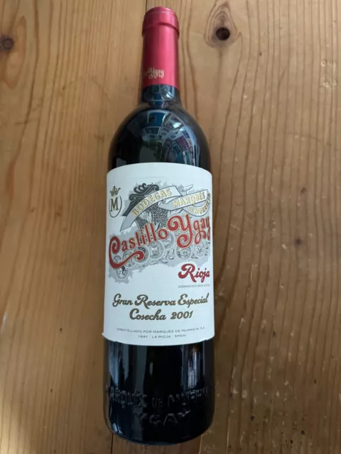 Castillo Yagy Grand Reserva Especial Cosecha 2001 Rioja