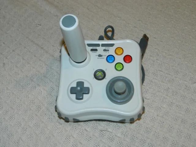 Mad Catz Xbox Live Arcade Gamestick For Xbox 360 USB White  - Working Tested