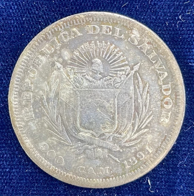 1894 El Salvador 1 Colon (peso)