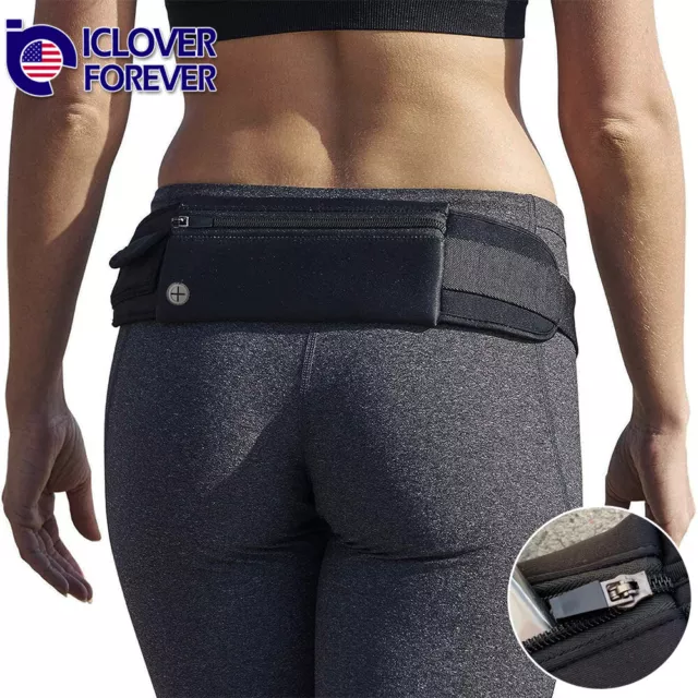 Sport Waist Fanny Pack Running Belt Bum Pouch Camping Hiking Gym Phone Bag Big