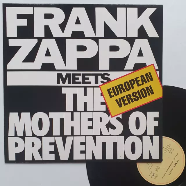 LP 33T Frank Zappa "F.Z. meets the Mothers of Prevention - European" - (EX/TB)