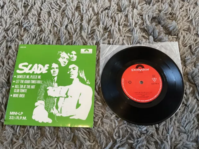 Slade “Skweeze Me, Pleeze Me” Original 1973 Singapore 7 inch E.P. + Sleeve