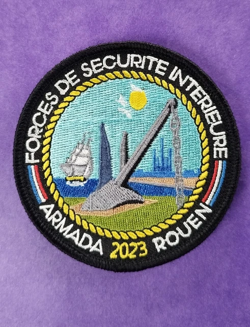ÉCUSSON POLICE FORCES De Sécurité Intérieure Armada 2023 Rouen EUR 8,00 ...