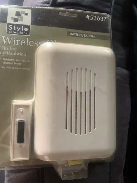 STYLE SELECTIONS WIRELESS Musical Chime Doorbell #53637 NIB! Vintage $5 ...