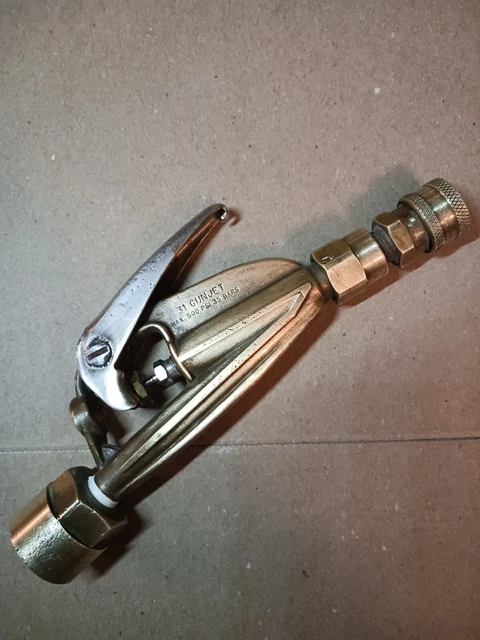 Gunjet Brass Spraying System Nozzle #31  (USED) And Swivel And quick Disconnect