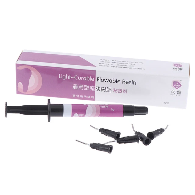 DENTAL LIGHTCURABLE FLOWABLE Fluid Flow Light Curing Composite Resin