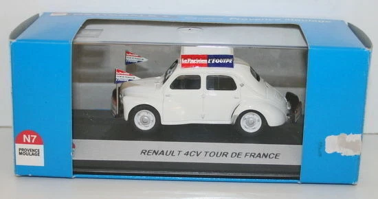 Modèle Résine Provence Moulage 1/43 - N001 - Renault 4CV Tour De France
