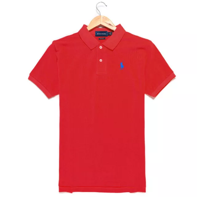 Uomo Polo Ralph Lauren Corta Unita Tempo libero Business a maniche corte Nuovo!! 3